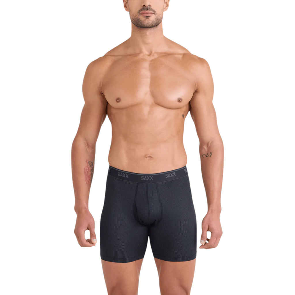 SAXX Quest Quick Dry Mesh Boxer Briefs - FERAL