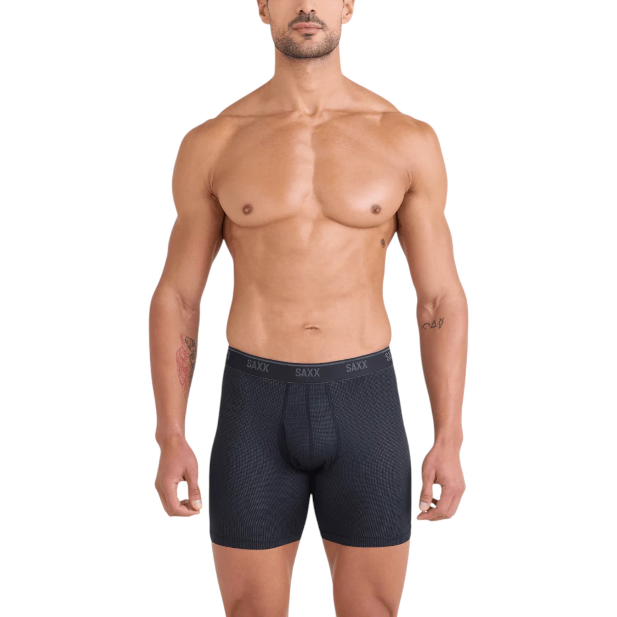 SAXX Quest Quick Dry Mesh Boxer Briefs - FERAL