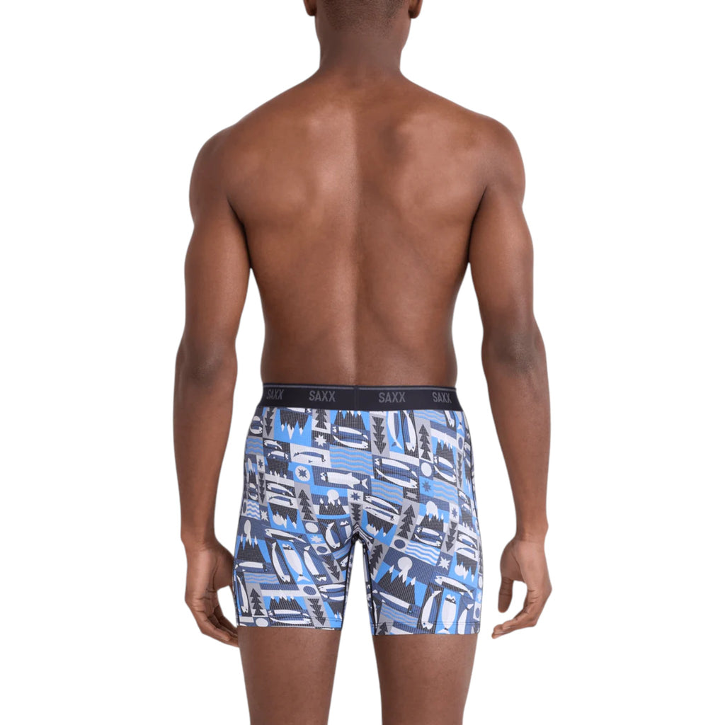 SAXX Quest Quick Dry Mesh Boxer Briefs - FERAL