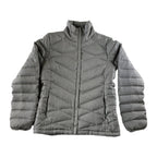 North Face Women's Down Hybrid Puffy Jacket Grey S USED - FERAL