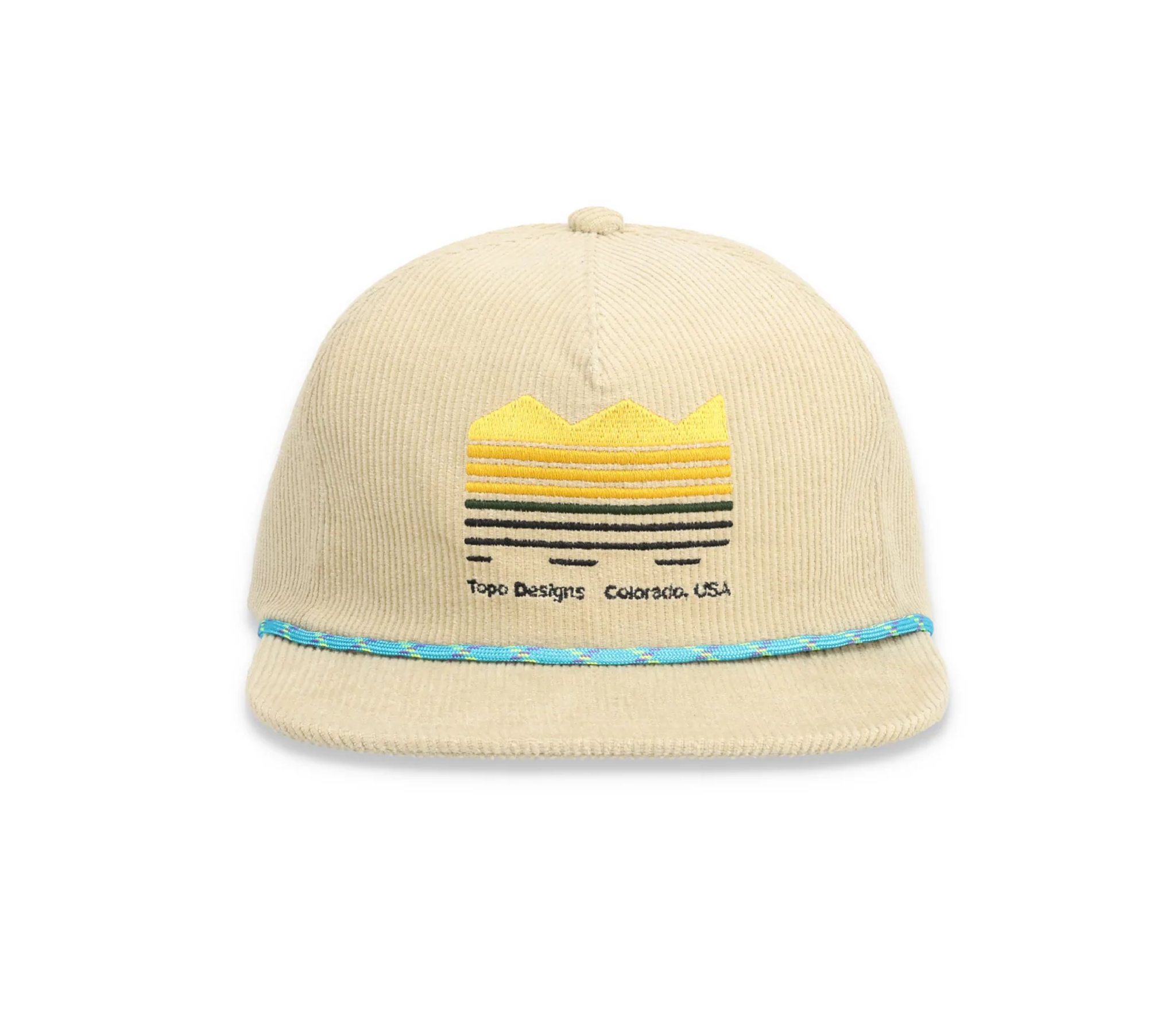 Topo Designs Strata Map Corduroy Trucker Hat - FERAL