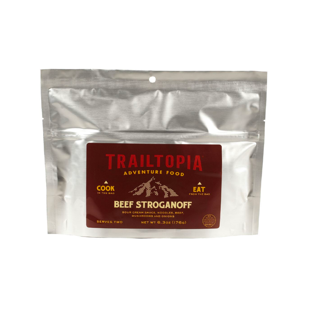 Trailtopia Beef Stroganoff Freeze Dried Meal 2 Serving
