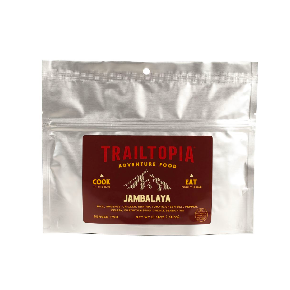 Trailtopia Jambalaya Gluten Free Freeze Dried Meal 2 Serving