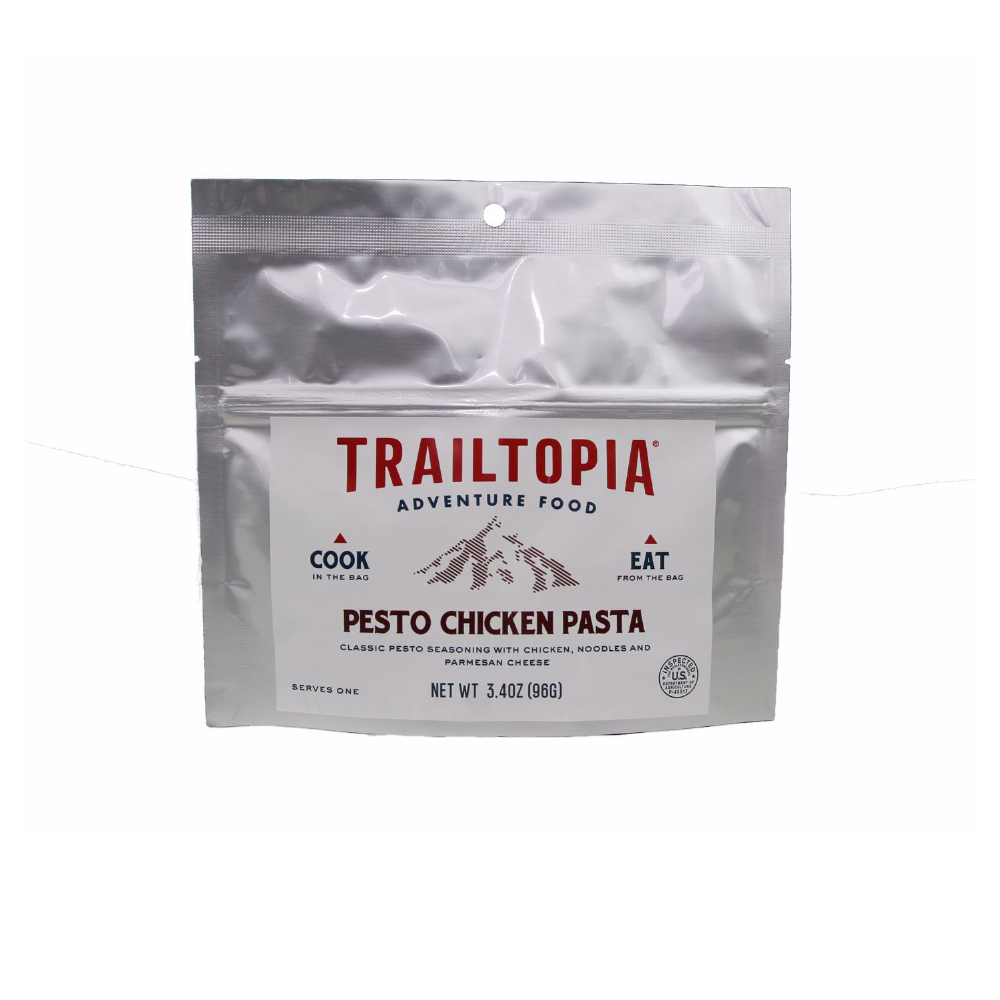 Trailtopia Pesto Chicken Pasta Freeze Dried Meal 2 Serving - FERAL