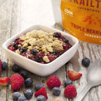 Trailtopia Triple Berry Crisp Dessert