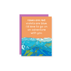 Wild Lettie Adventure With You Greeting Card - FERAL