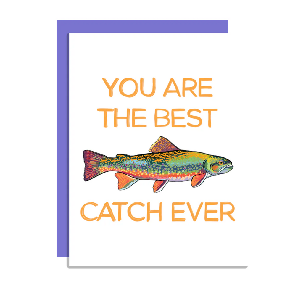 Wild Lettie Best Catch Greeting Card - FERAL