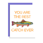 Wild Lettie Best Catch Greeting Card - FERAL