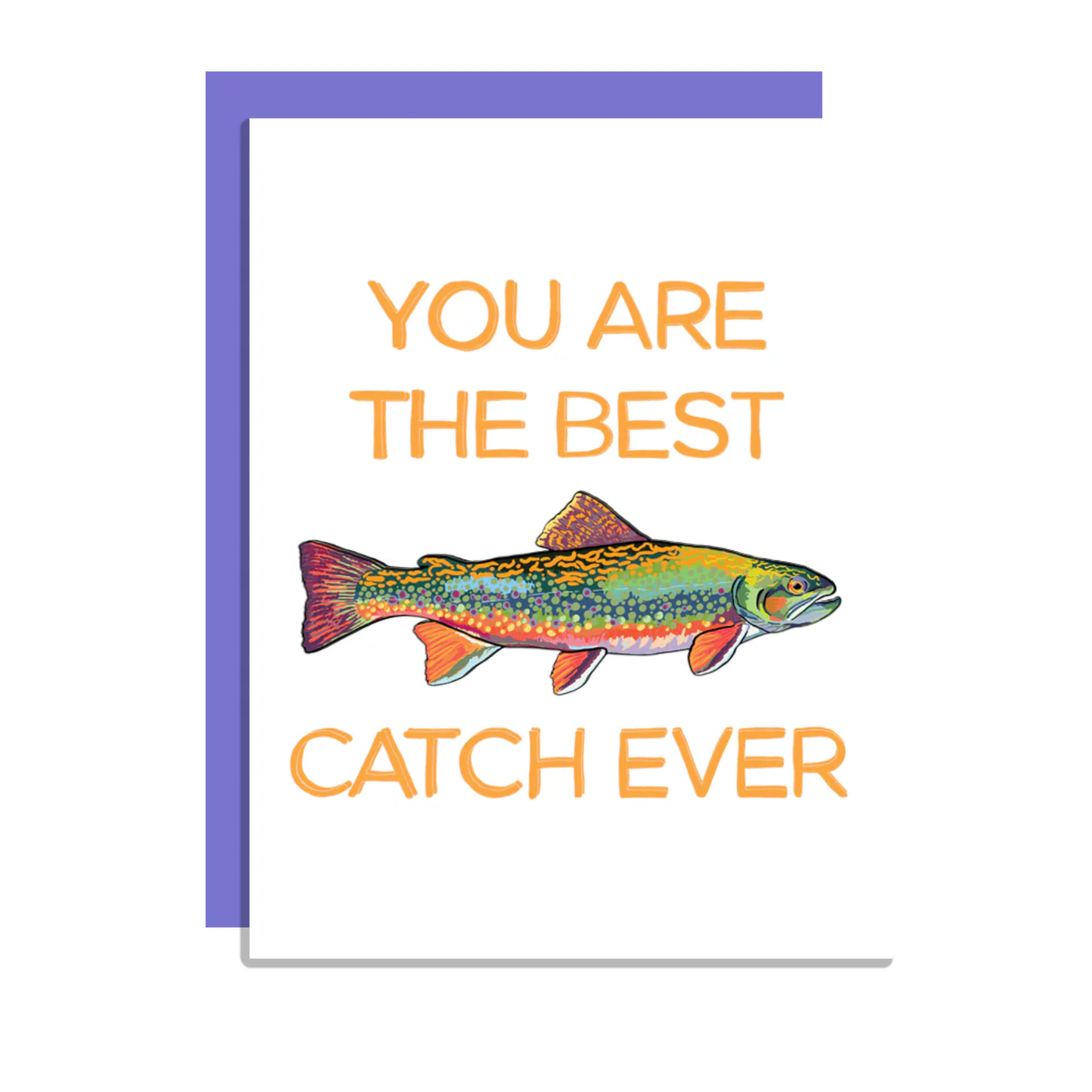 Wild Lettie Best Catch Greeting Card - FERAL