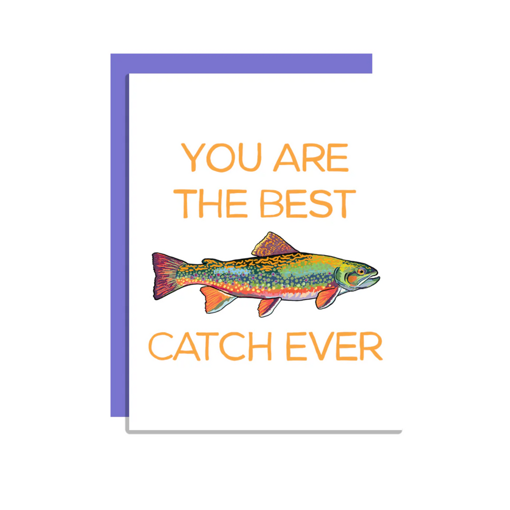 Wild Lettie Best Catch Greeting Card - FERAL