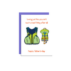 Wild Lettie Bad Thing Dad Greeting Card
