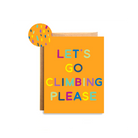 Wild Lettie Climbing Please Greeting Card - FERAL