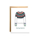 Wild Lettie Feeling Festive Greeting Card - FERAL