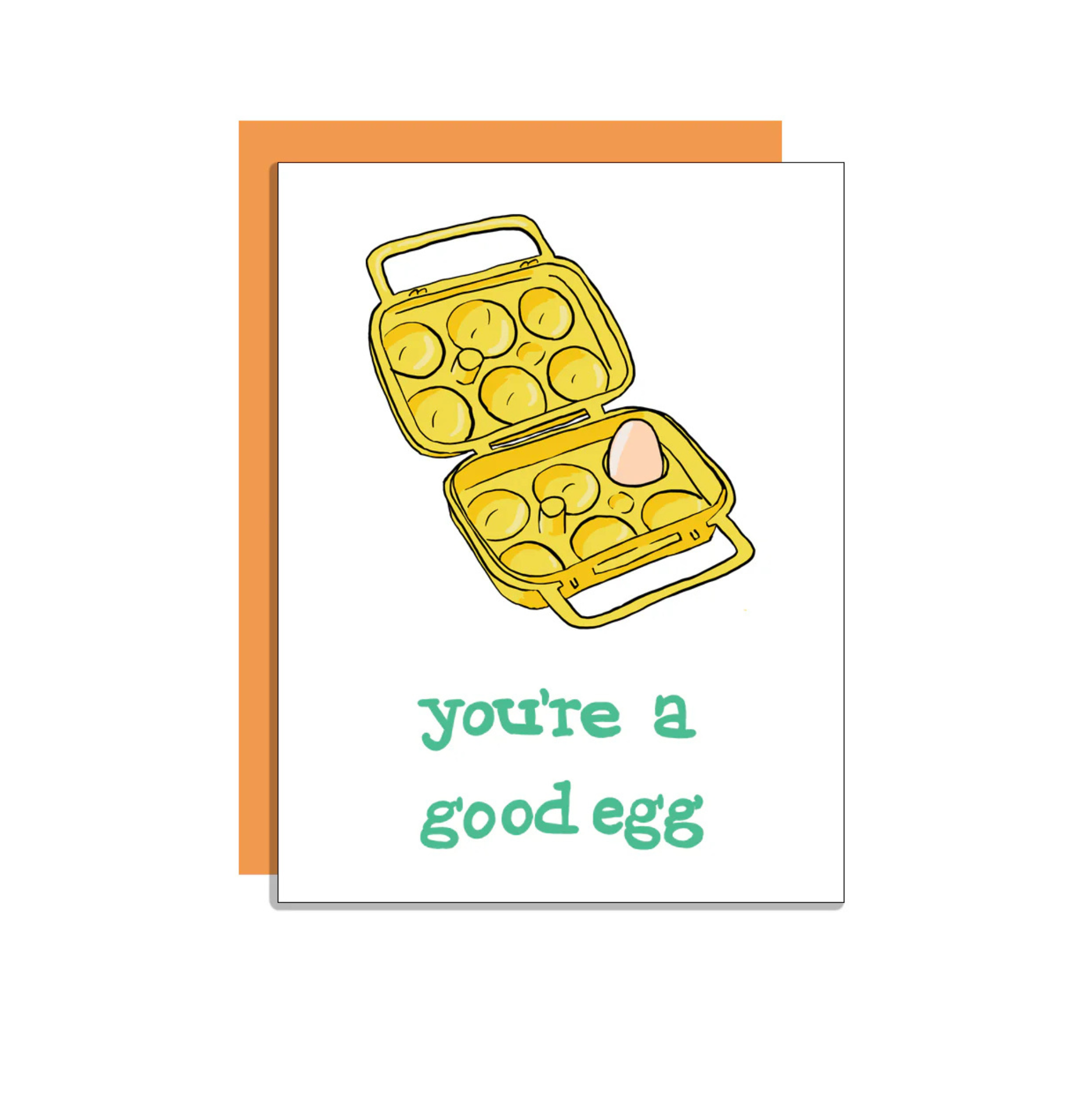 Wild Lettie Good Egg Greeting Card