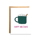 Wild Lettie Holiday Cocoa Greeting Card - FERAL
