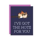 Wild Lettie Hots For You Greeting Card