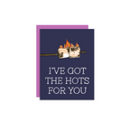 Wild Lettie Hots For You Greeting Card