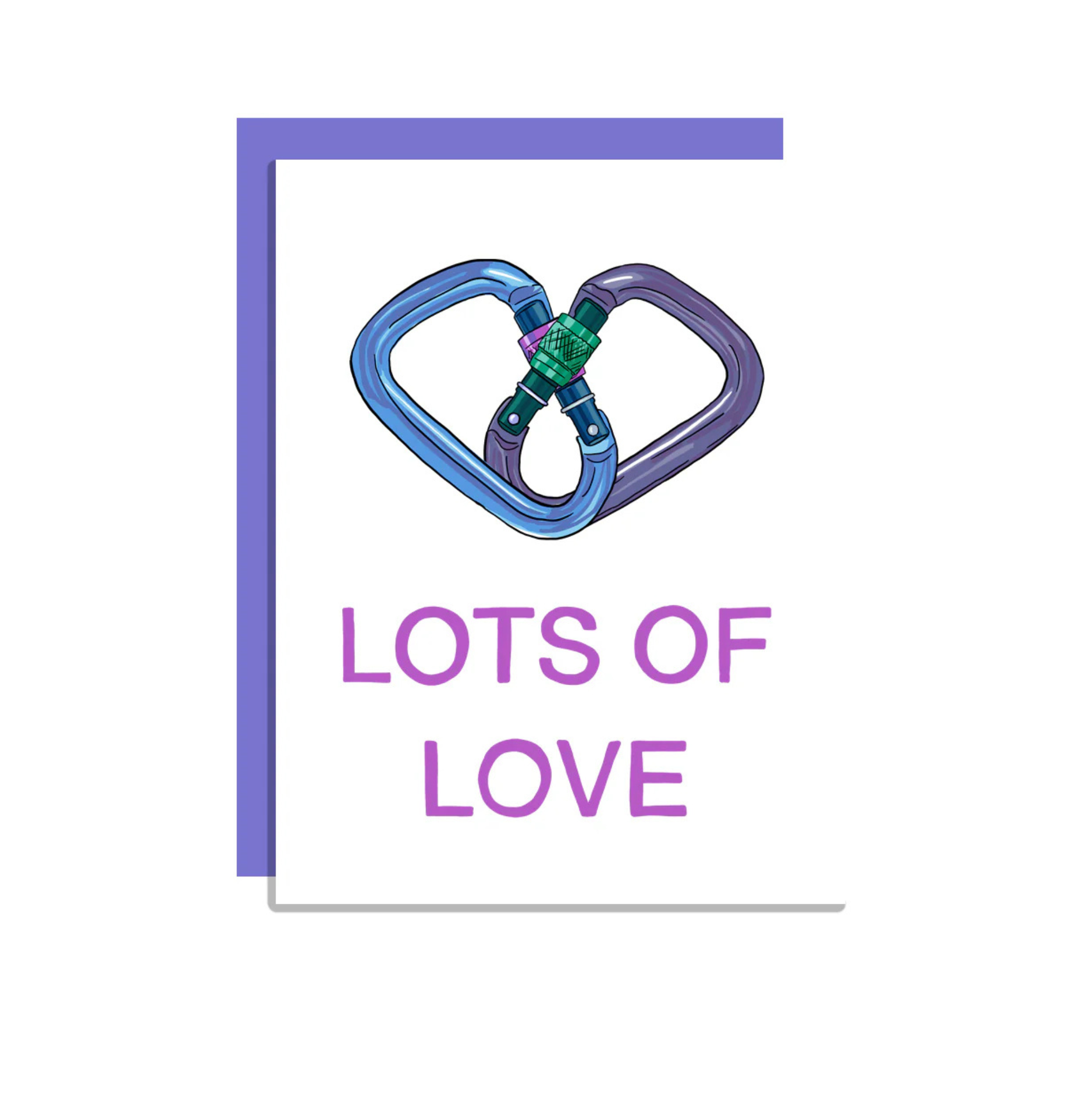 Wild Lettie Lots of Love Greeting Card