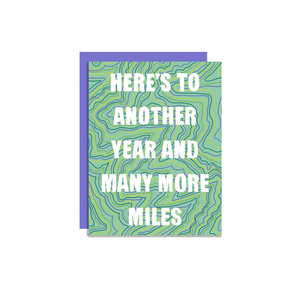 Wild Lettie Many More Miles Greeting Card