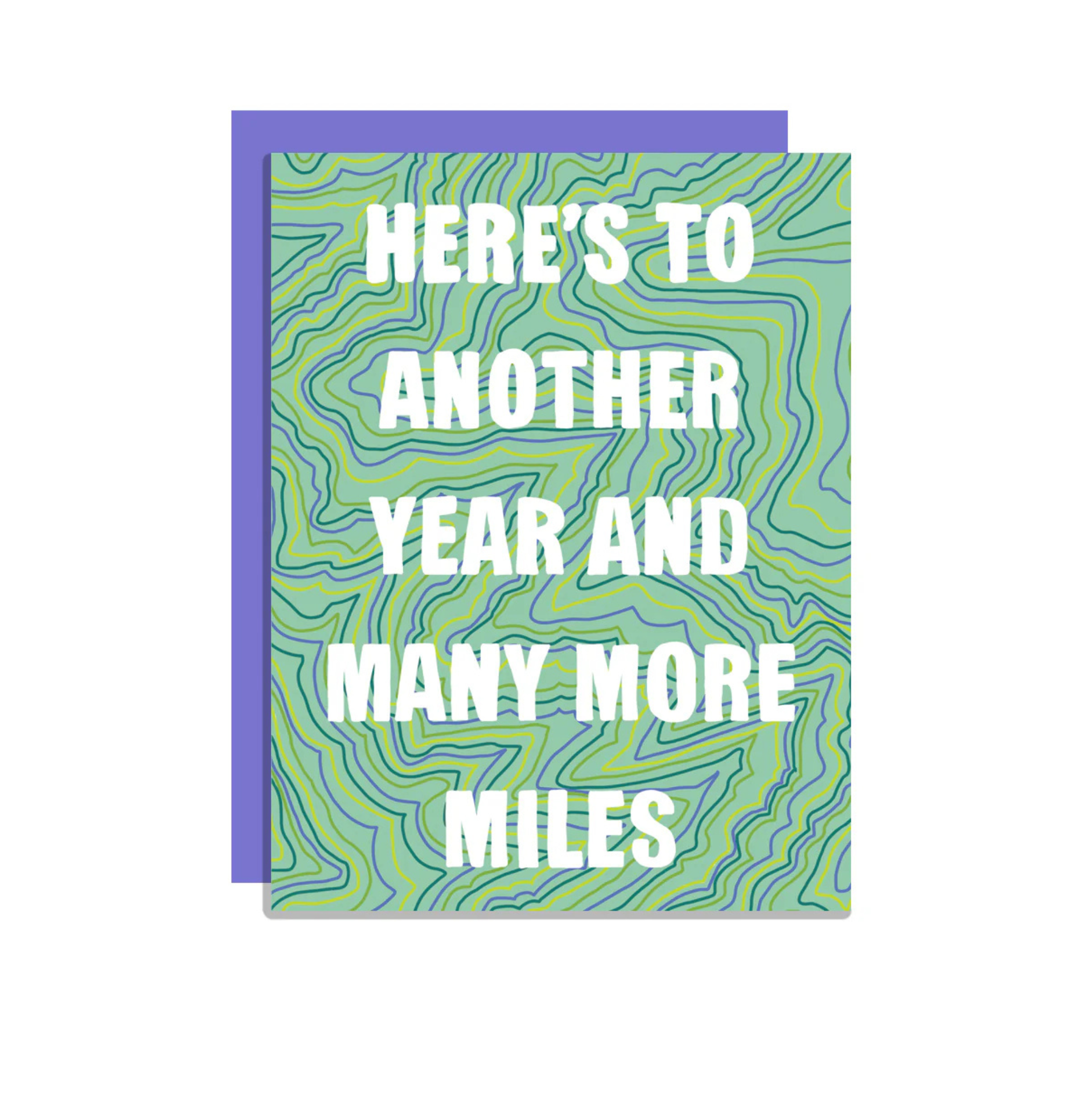 Wild Lettie Many More Miles Greeting Card