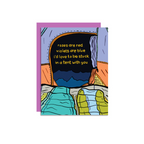 Wild Lettie Roses Are Red Greeting Card