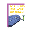 Wild Lettie So Pumped Greeting Card