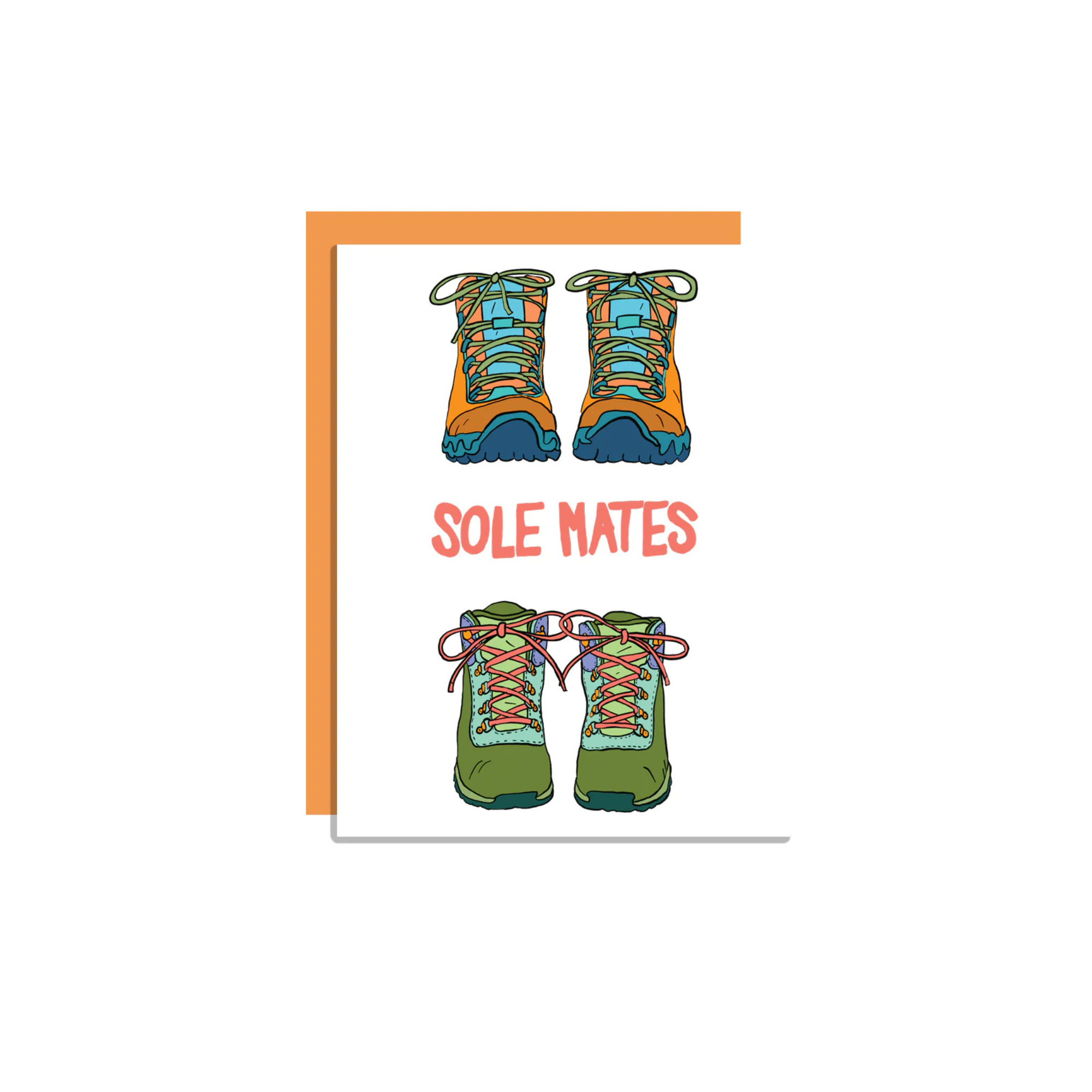 Wild Lettie Sole Mates Greeting Card