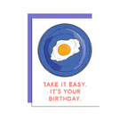 Wild Lettie Take It Easy Greeting Card