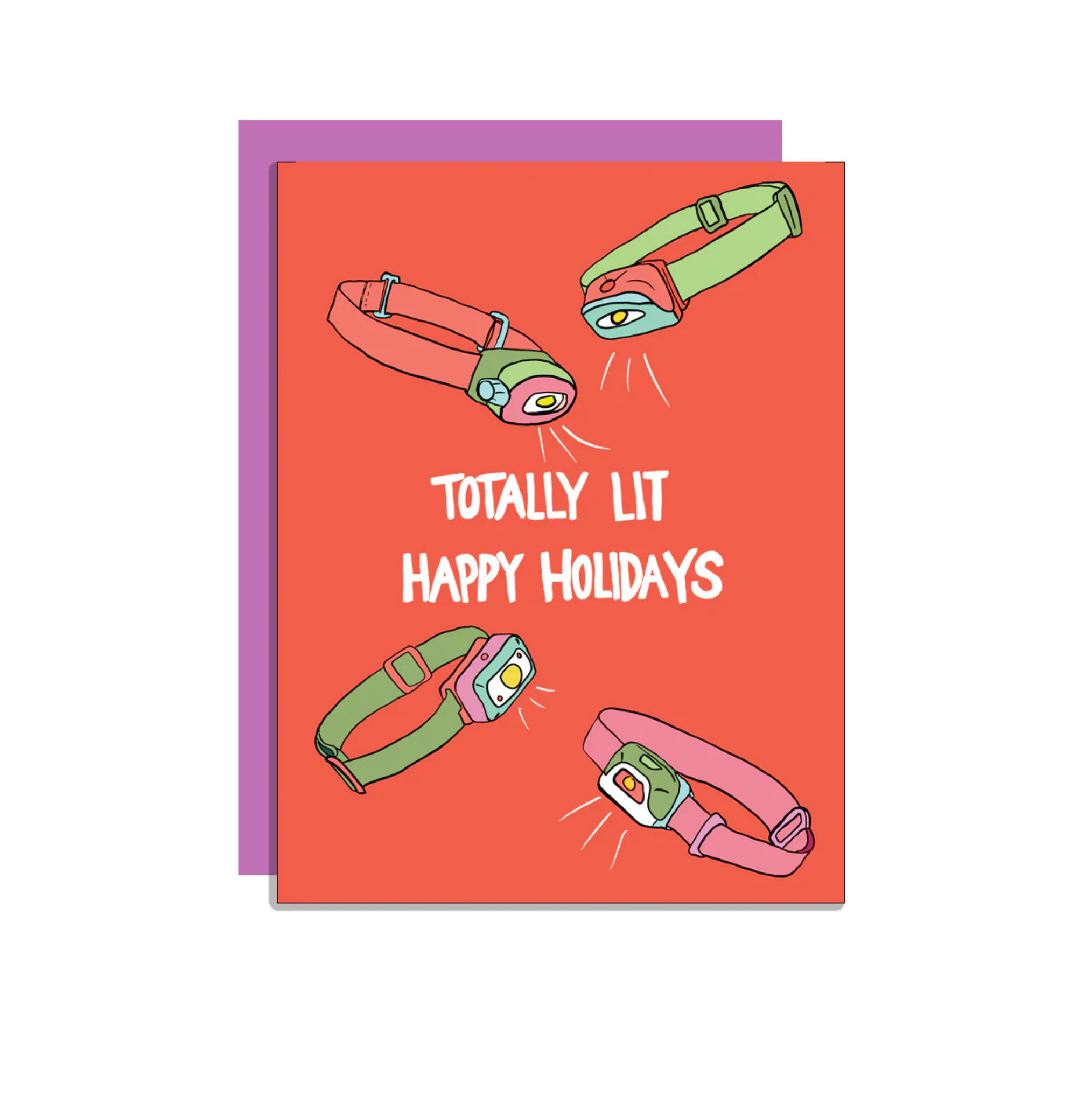 Wild Lettie Totally Lit Greeting Card - FERAL