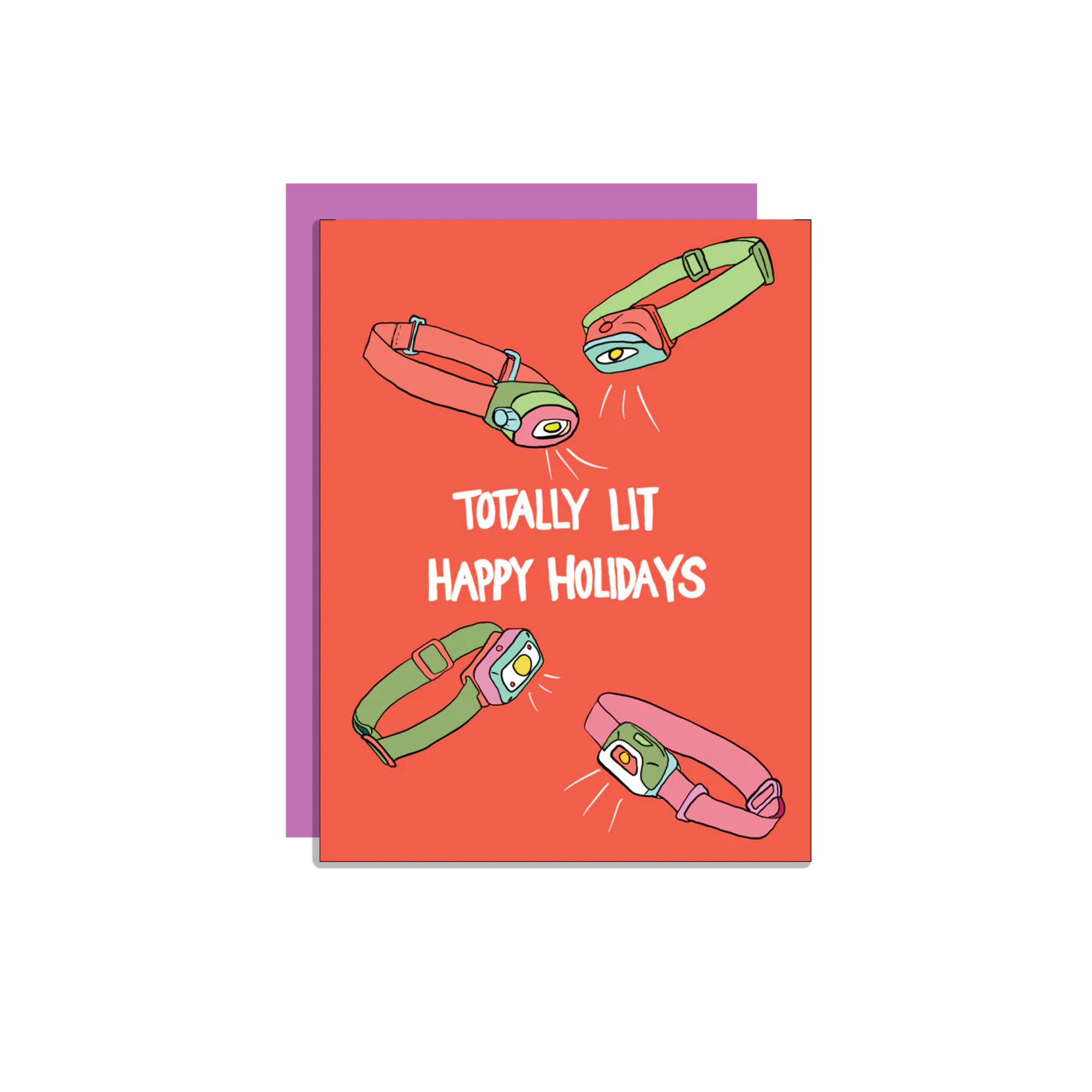 Wild Lettie Totally Lit Greeting Card - FERAL