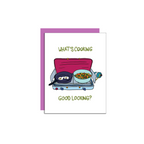 Wild Lettie What's Cooking Card Greeting Card