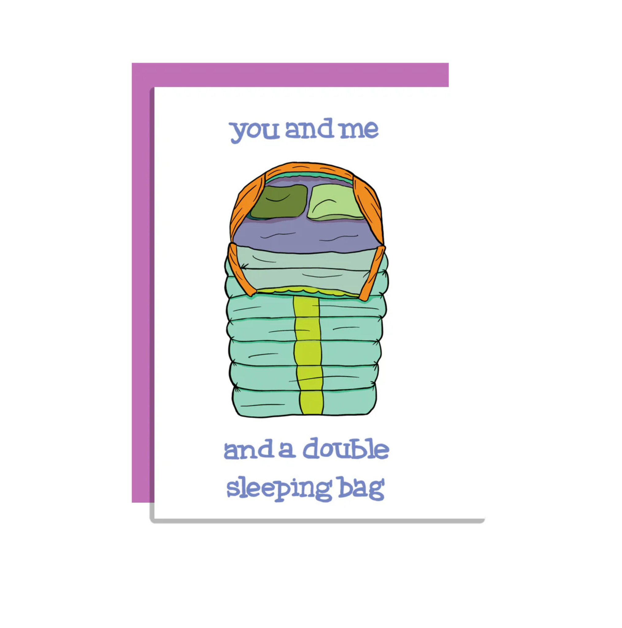 Wild Lettie You + Me Greeting Card - FERAL