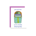 Wild Lettie You + Me Greeting Card - FERAL