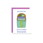 Wild Lettie You + Me Greeting Card