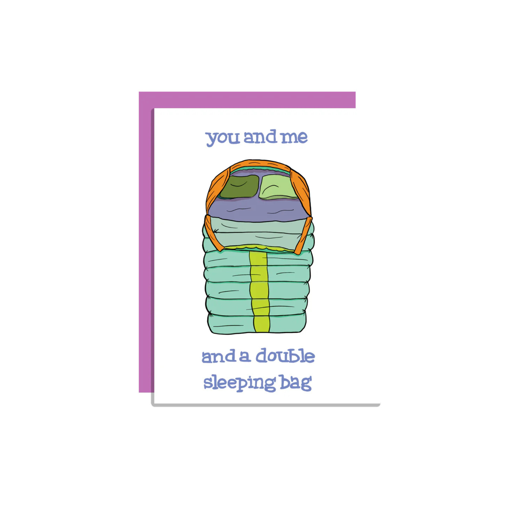 Wild Lettie You + Me Greeting Card - FERAL