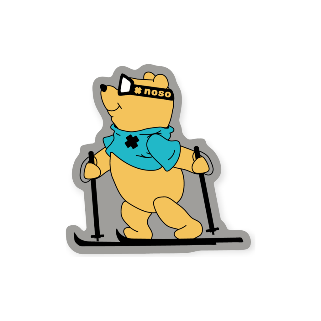 NoSo Winnie the Pooh Skiing Patch - FERAL