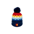 YoColorado Argyle Mountain Rainbow Beanie
