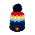 YoColorado Argyle Mountain Rainbow Beanie