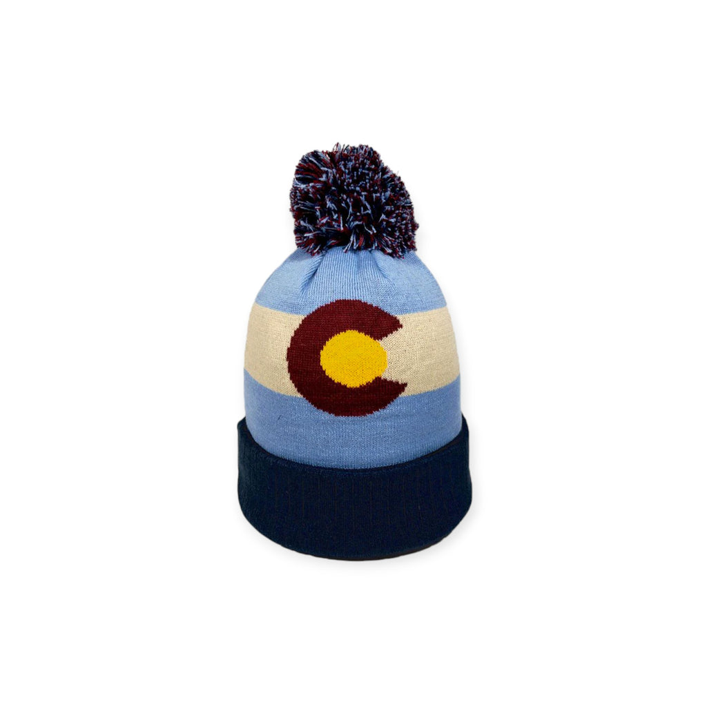 YoColorado Vintage Colorado State Flag Beanie - FERAL