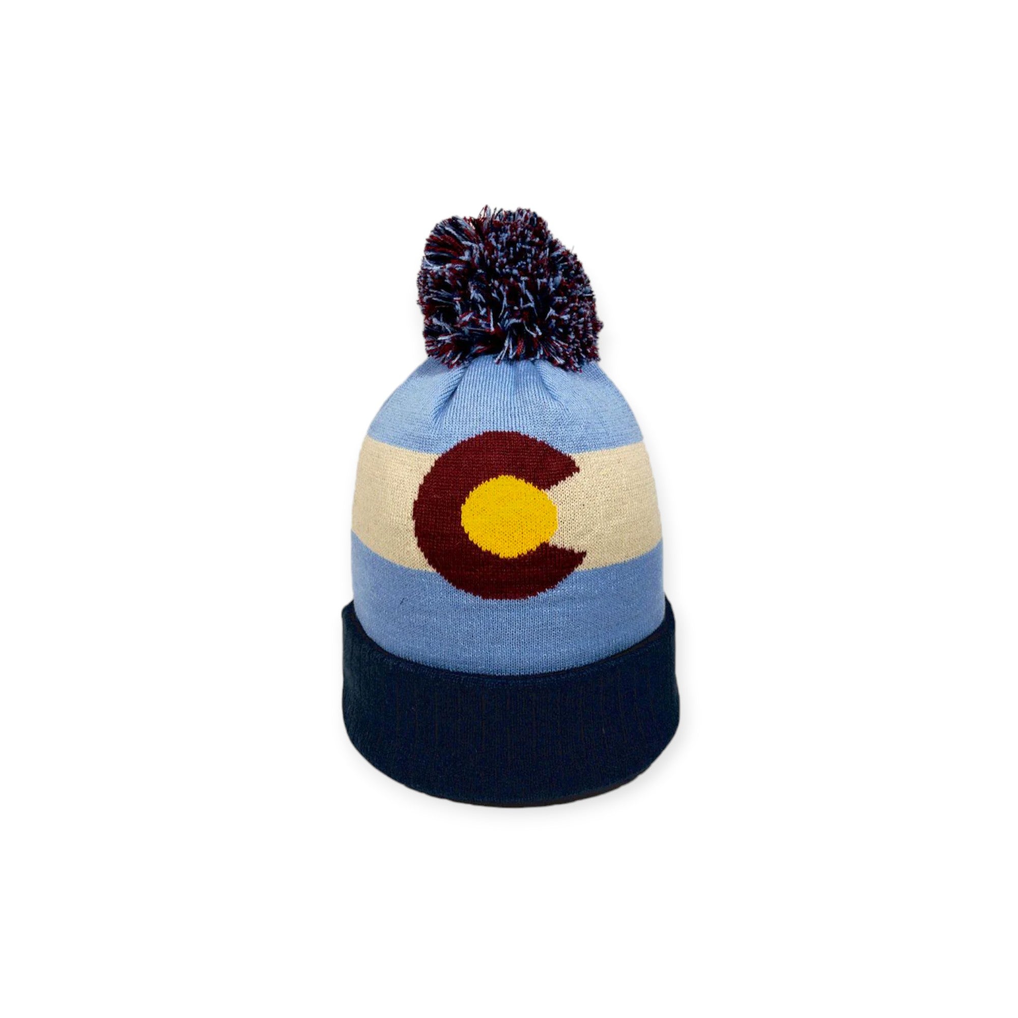 YoColorado Vintage Colorado State Flag Beanie - FERAL