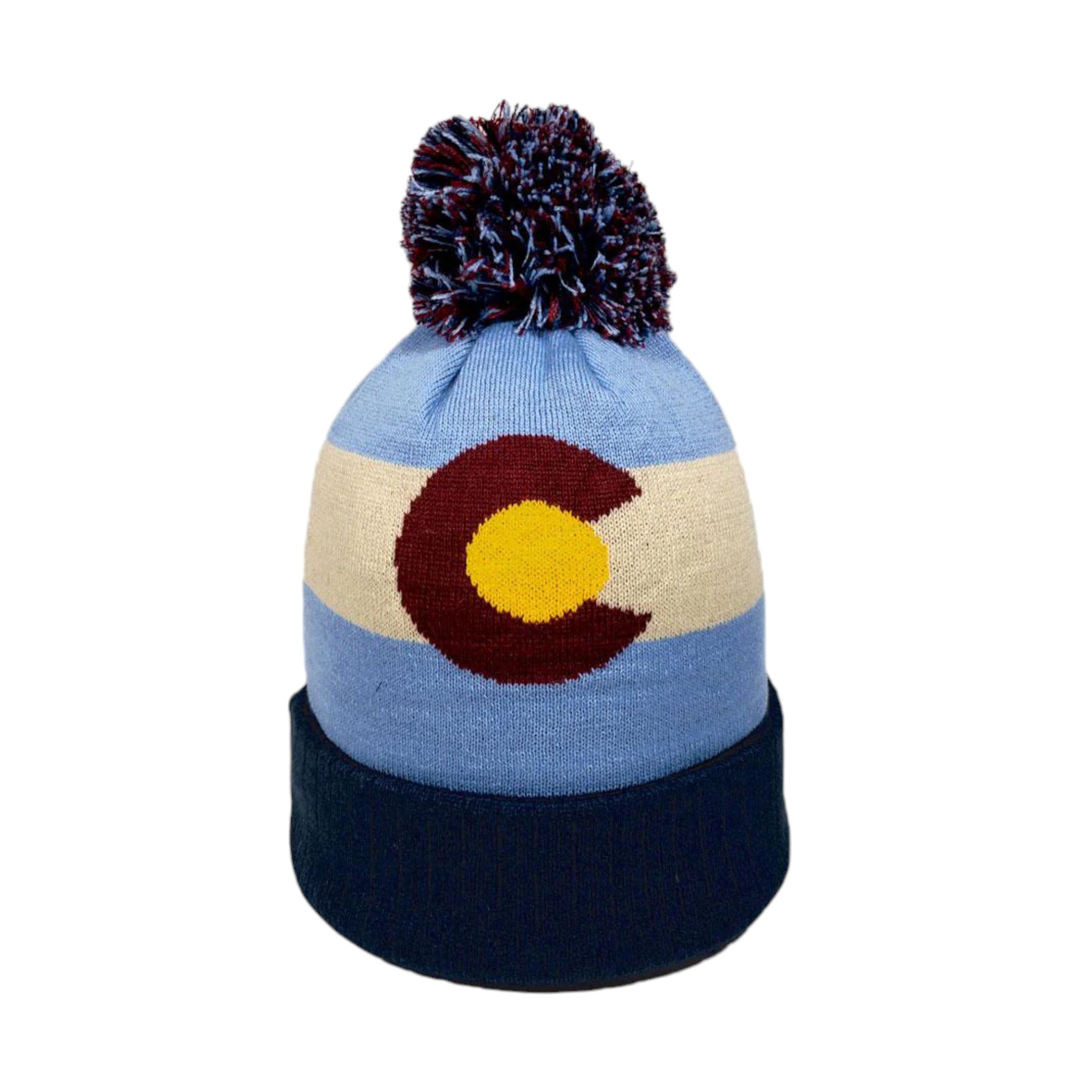 YoColorado Vintage Colorado State Flag Beanie - FERAL
