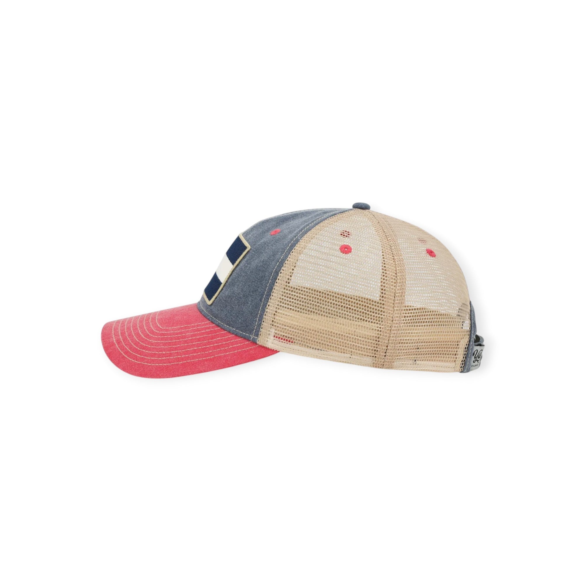 YoColorado Vintage Denim Flag Patch Trucker