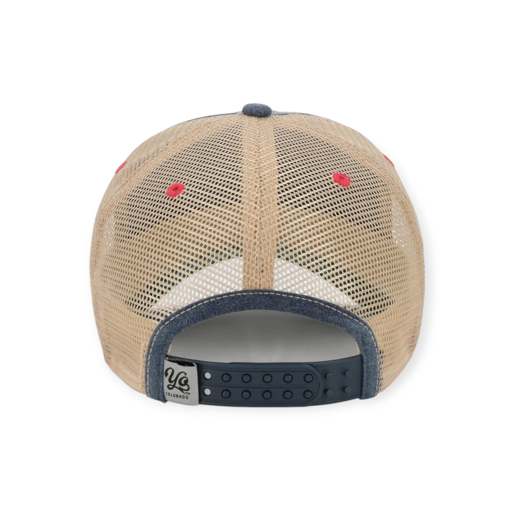 YoColorado Vintage Denim Flag Patch Trucker